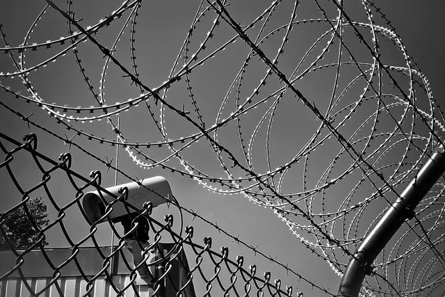 barbed wire, video camera, monitoring, recording, spy, control, video surveillance, video, record, security, camera, surveillance camera, protection, watch, supervision, police, supervised, nato wire, black-and-white, refugees, accommodation, observation. Nine data protection checks for video marketing agencies