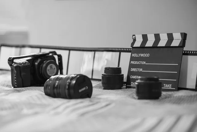 cinema, gear, camera, filmmaking, video, production, lenses, clapperboard, clapper, mirrorless camera, digital camera, film, shooting, movie, scene, set, equipment, camera equipment, monochrome, black and white, filmmaking, filmmaking, filmmaking, filmmaking, filmmaking, clapperboard. A quality checklist for video marketing agencies keeps delivery honest